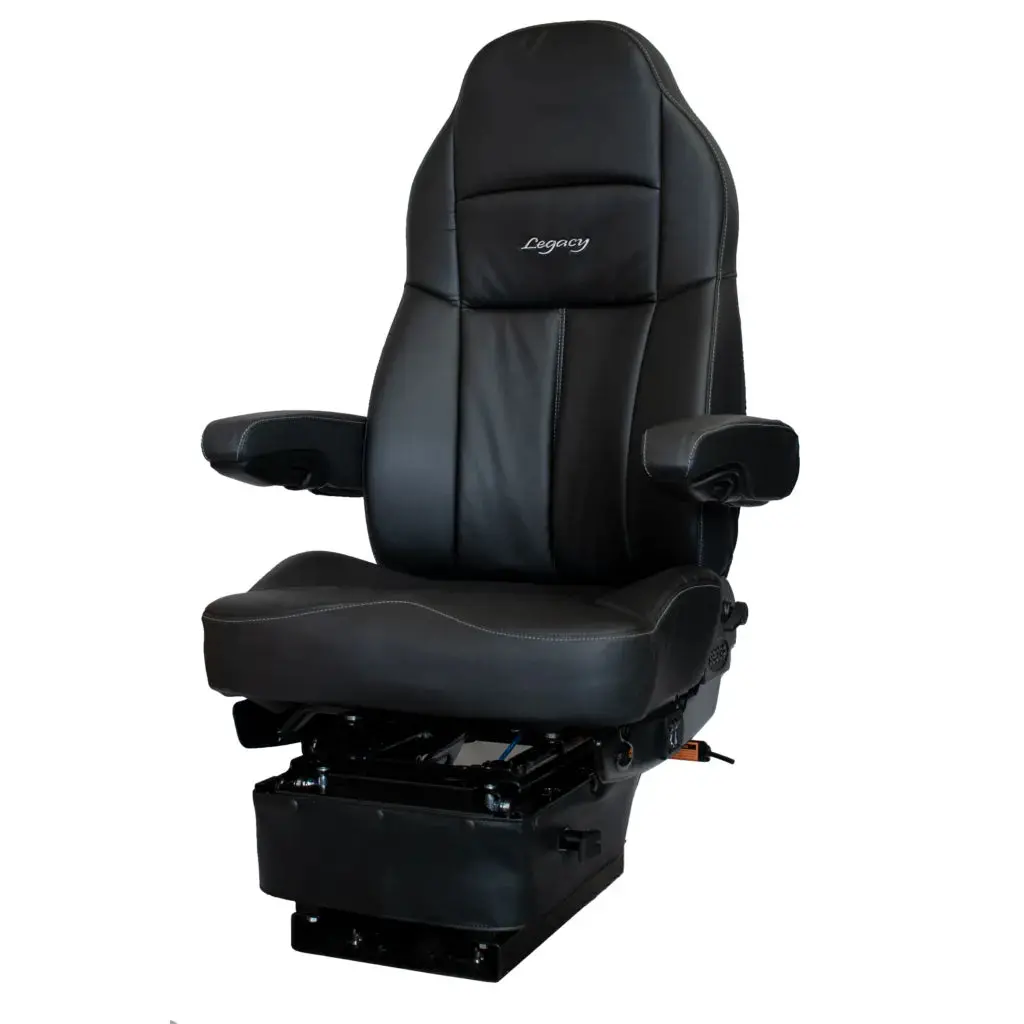 #188409Mwh61 Legacy Lo Seat W/ High Back, Low Base,  Armrests,Heated Duraleather Black 1