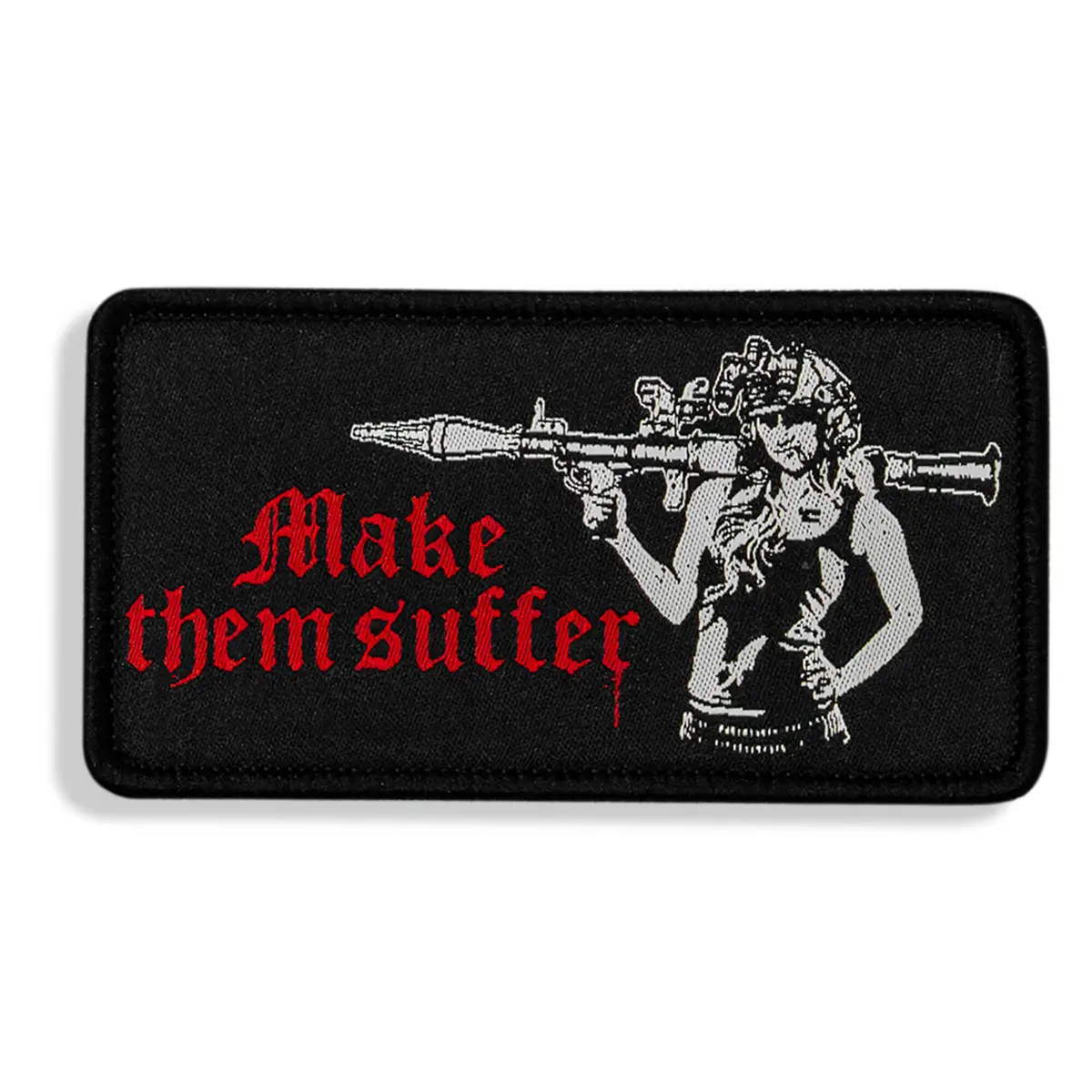 Make Them Suffer Embroidered Velcro Patch 1