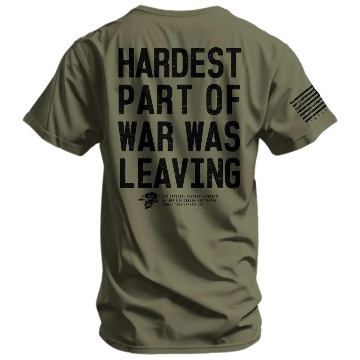 Hardest Part Of War Was Leaving Men's T-Shirt 3