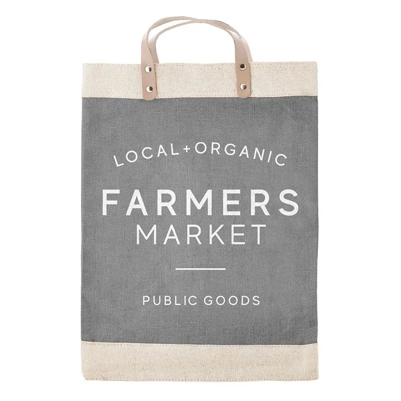 Grey Market Tote - Farmer's Market Tote Bag At Bourbon Cowgirl 1