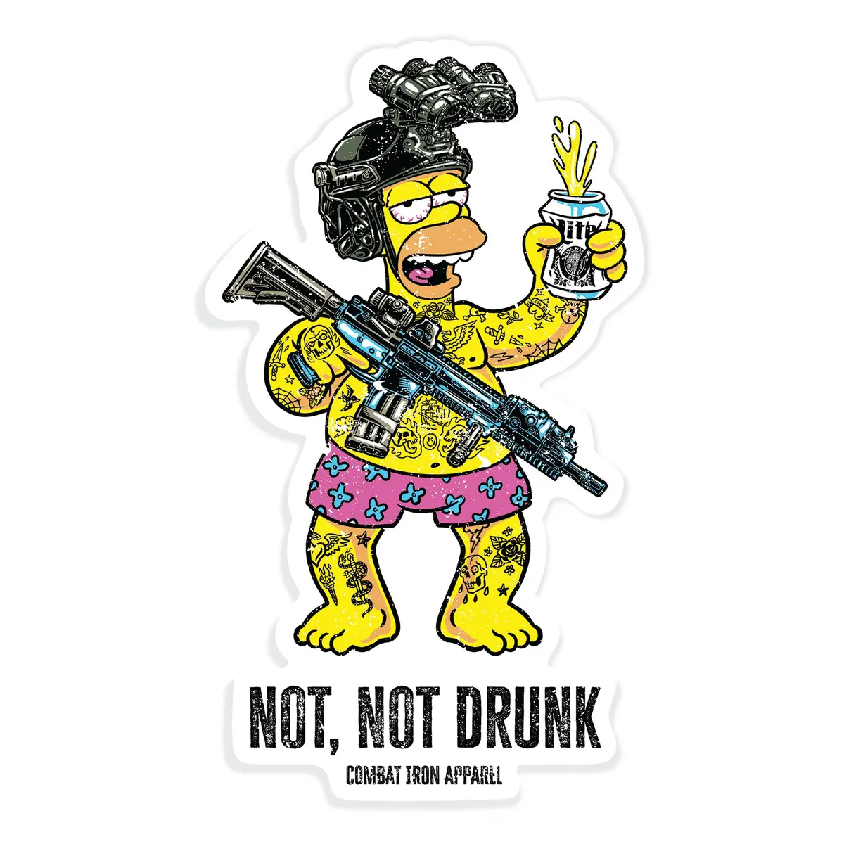 Not, Not Drunk Decal 1