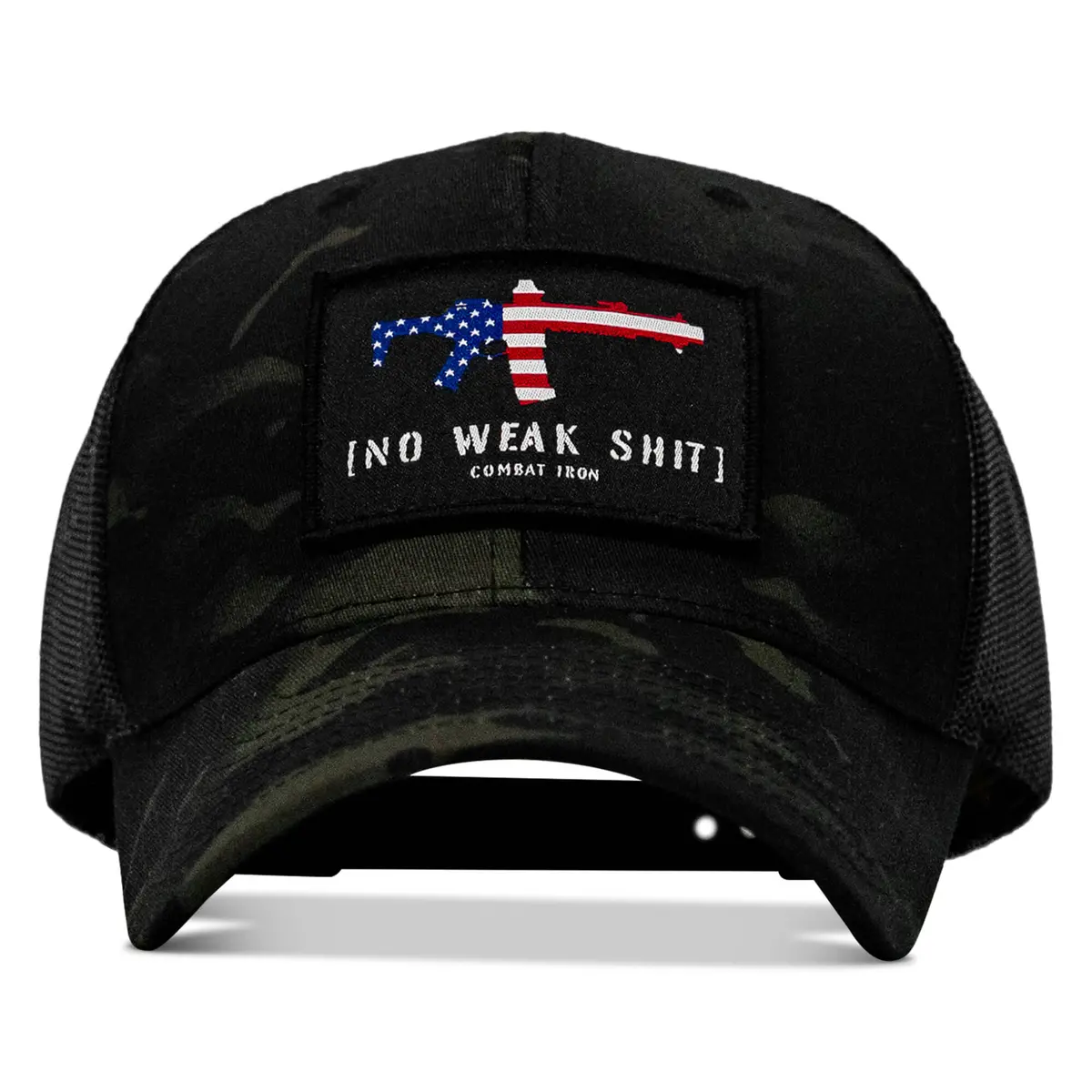 No Weak Shit Patch Snapback Hat 1