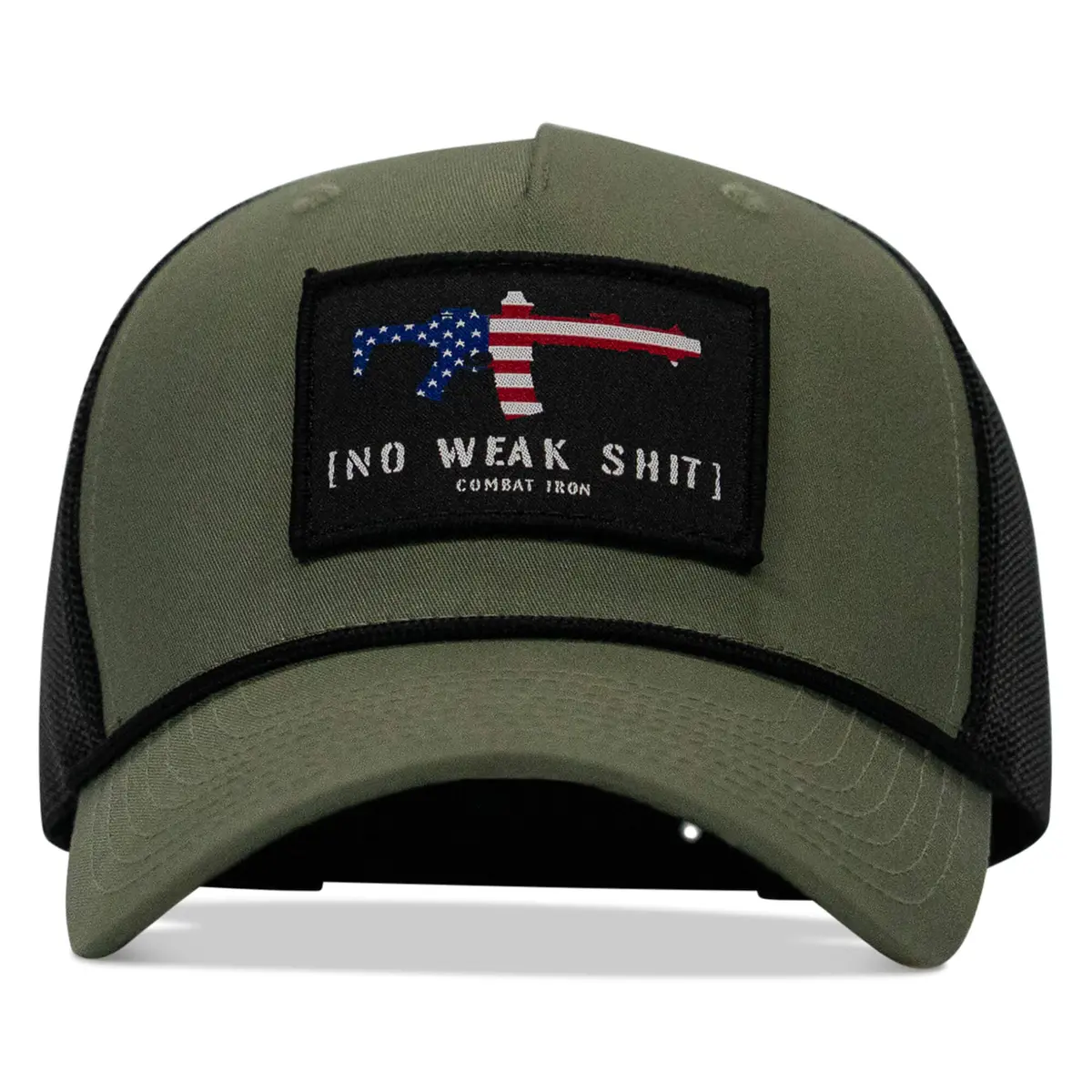 No Weak Shit Patch Rope Snapback Hat 2