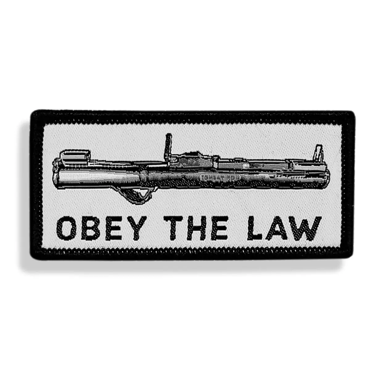Obey The Law At4 Velcro Patch 1