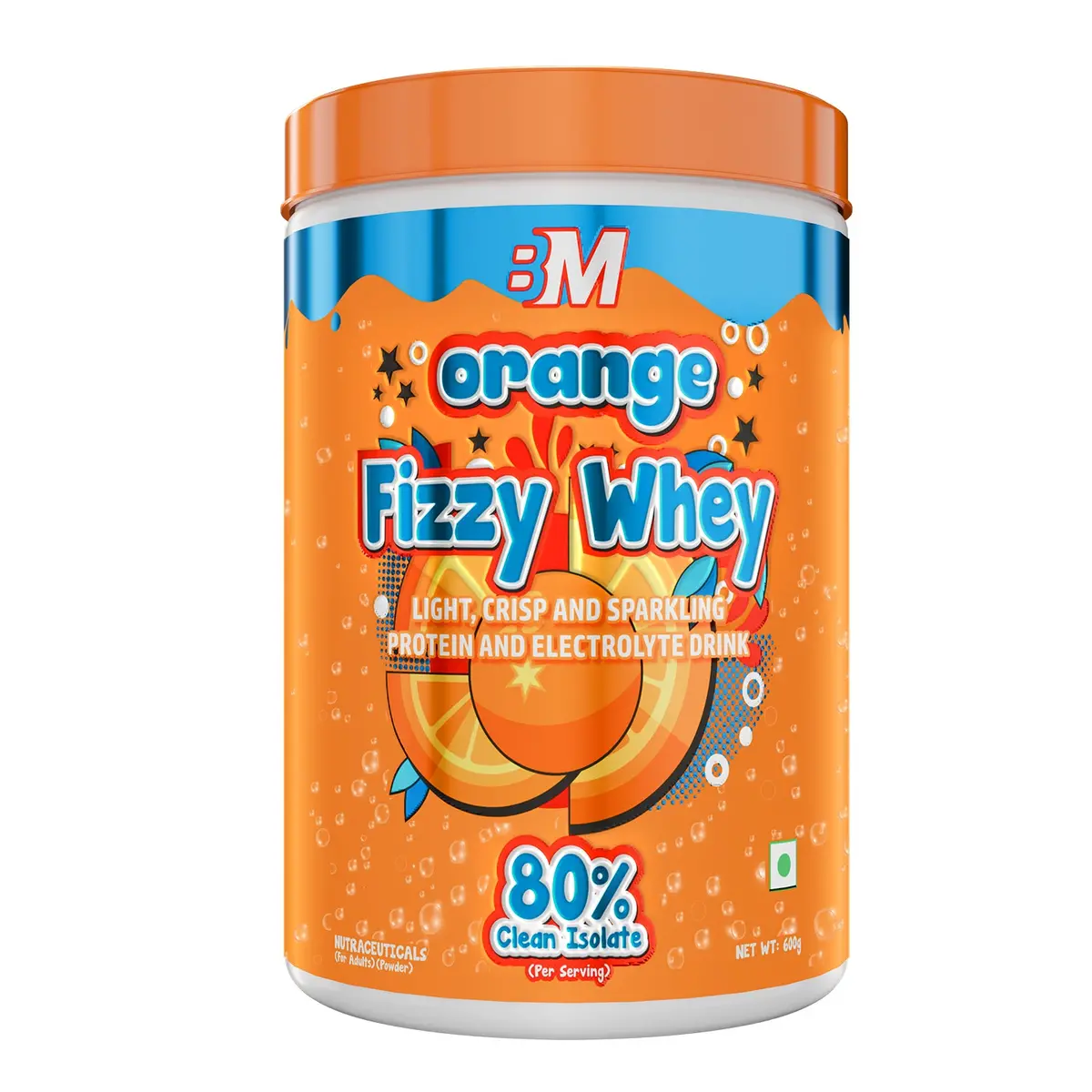 Fizzy Whey Orange + Shaker 1