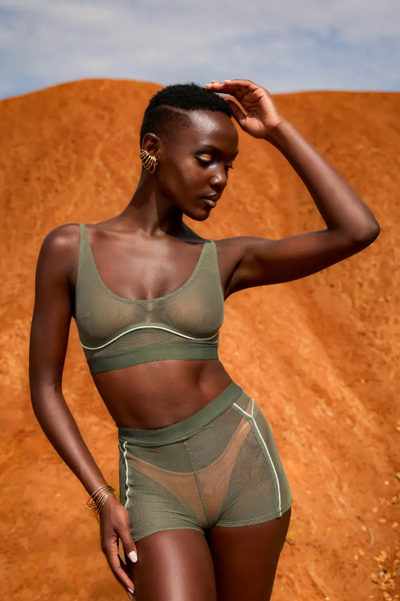 Hotcakes Oasis Bottoms - Khaki Mesh 1