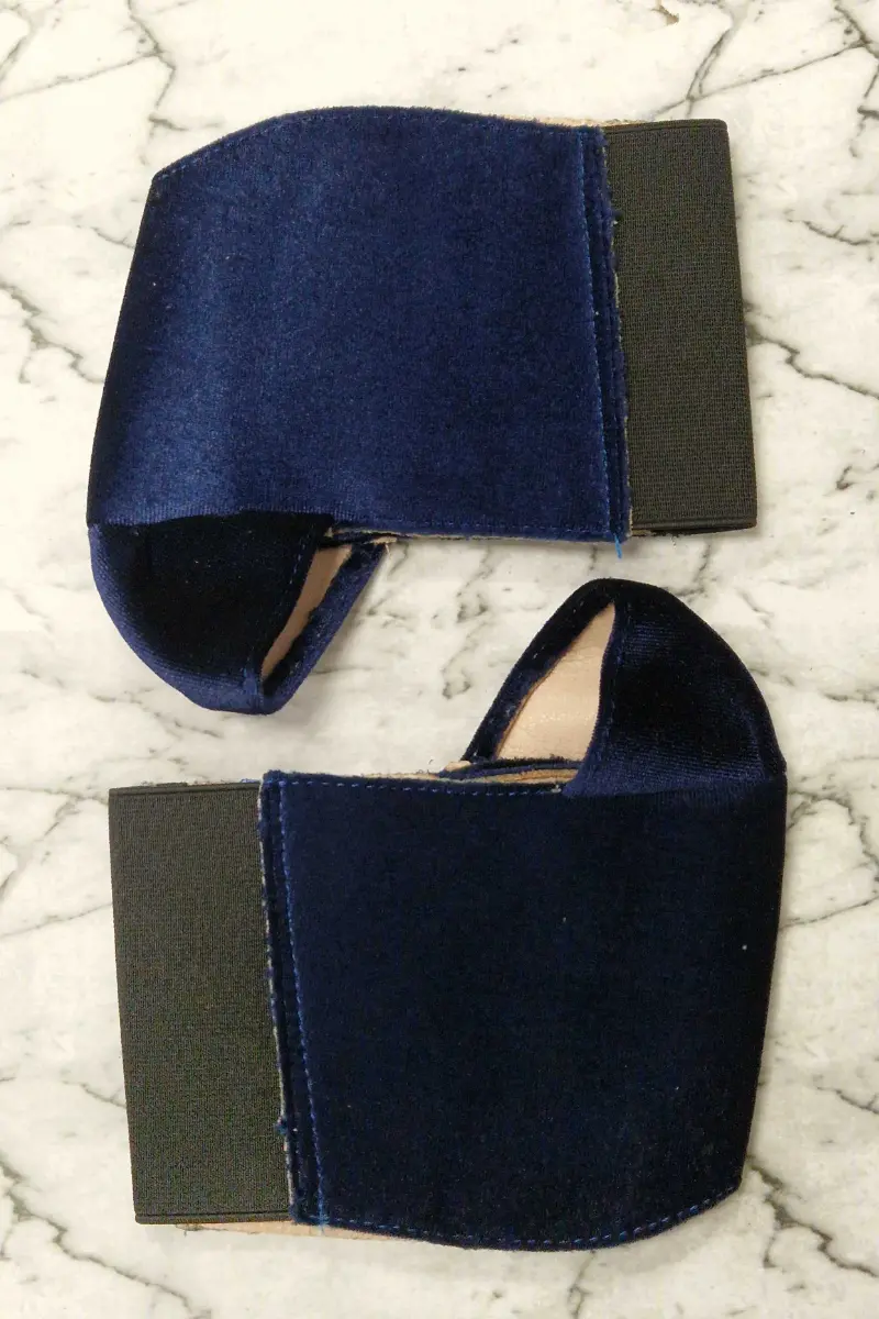 Hella Heels Classique 8Inch Velvet Boot Protector - Old Money 1