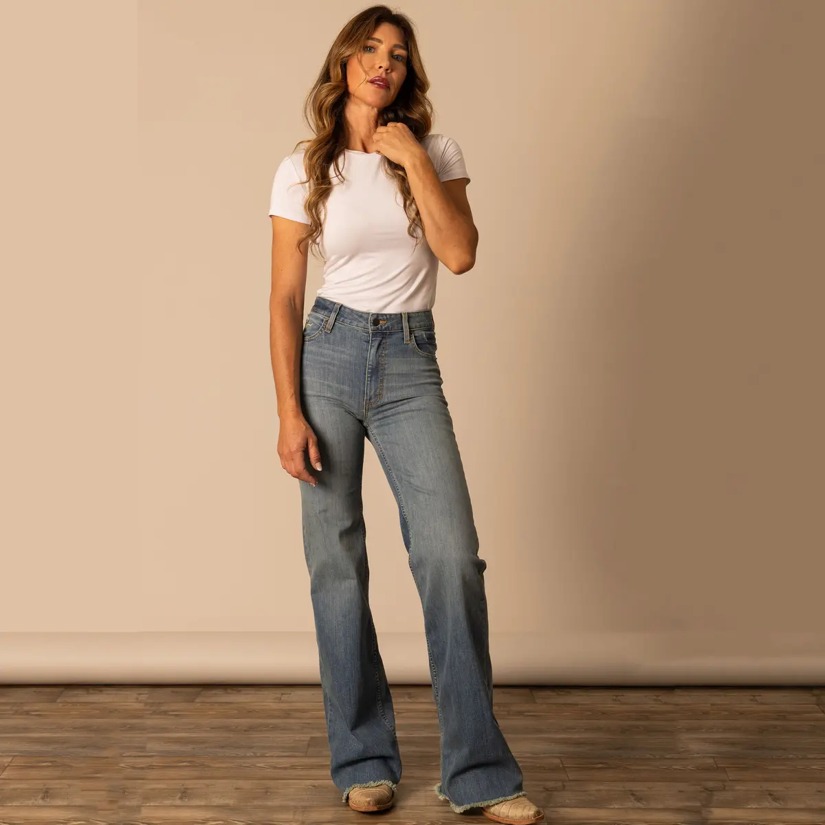 Olivia Kimes Ranch Denim Jeans For Women 1