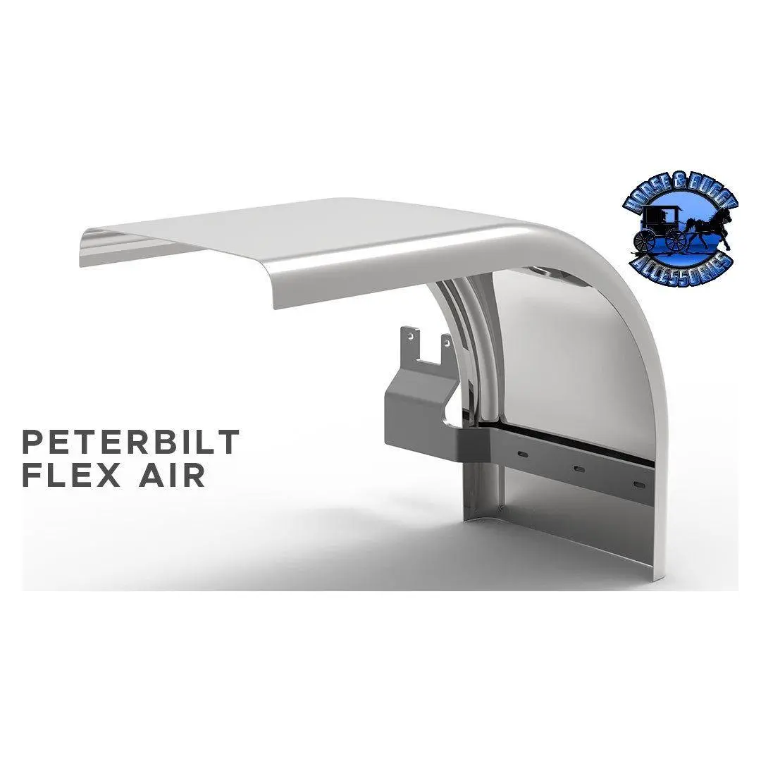 Shift Blind Mount Brackets For Half Fenders Peterbilt Flex Air , Kenworth Ag380l 1