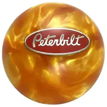 Peterbilt Emblem Brake Knobs (5/8"-11 Female Threads) Twisted Shifterz (Choose Color) 2