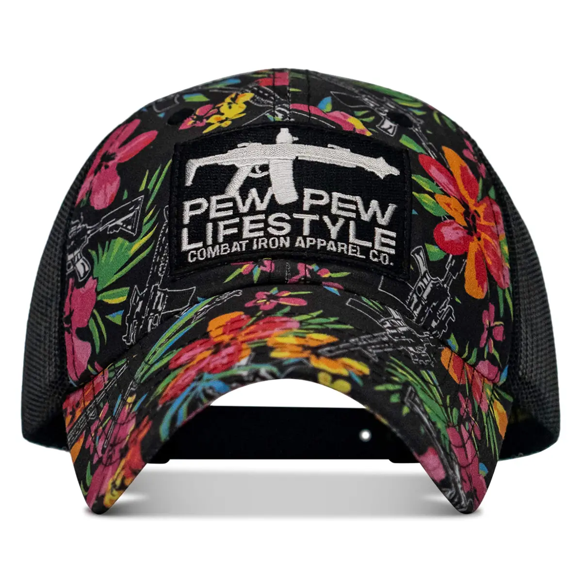 Ripstop Pew Pew Lifesyle Patch Tactical Ripstop Mesh Snapback Hat 1