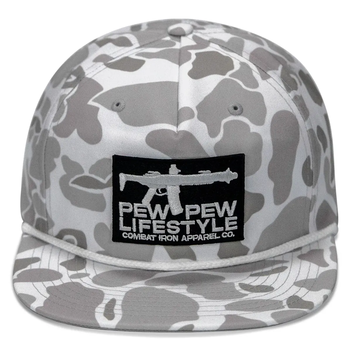 Pew Pew Lifestyle Patch Flatbill Hat 1