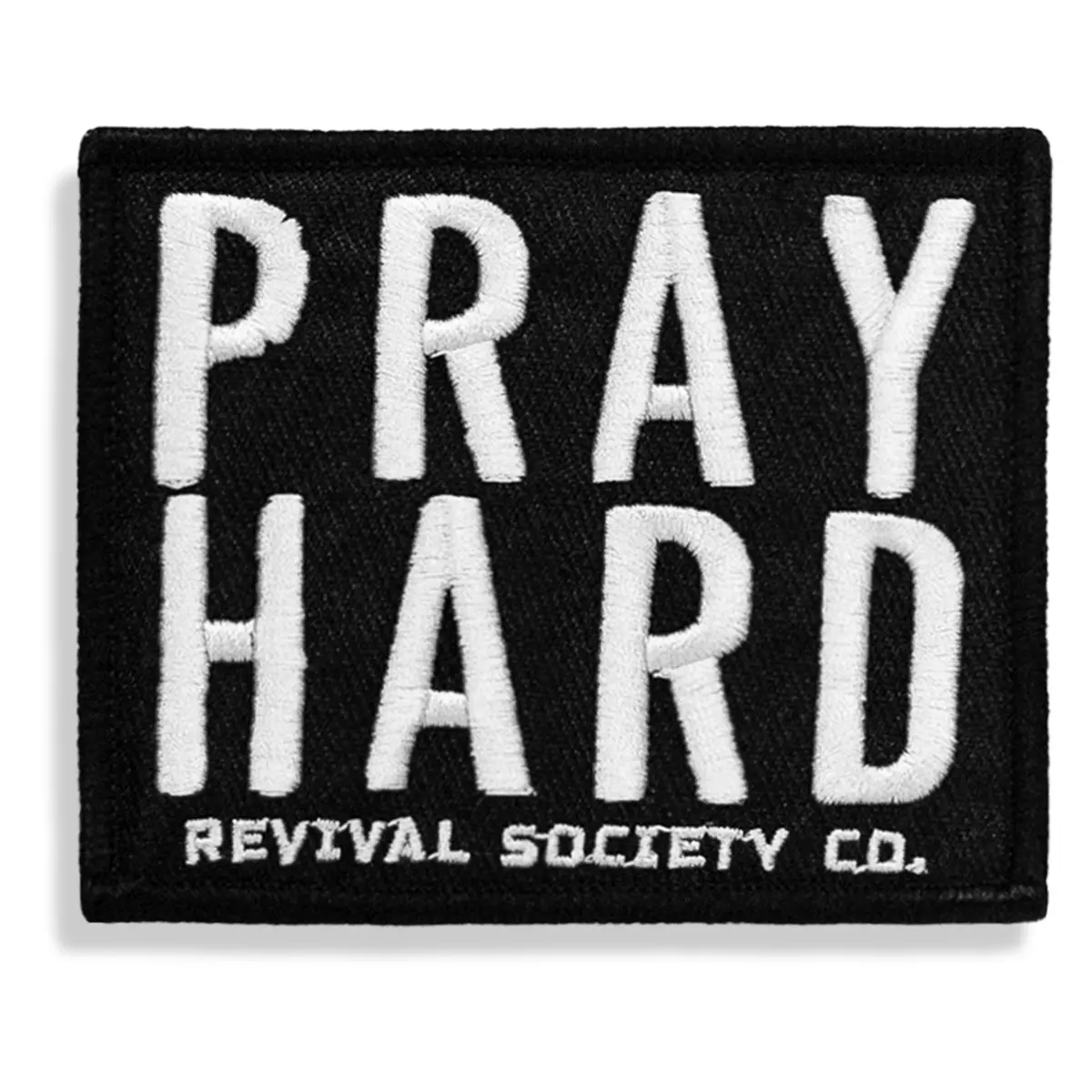 Pray Hard Velcro Patch 1