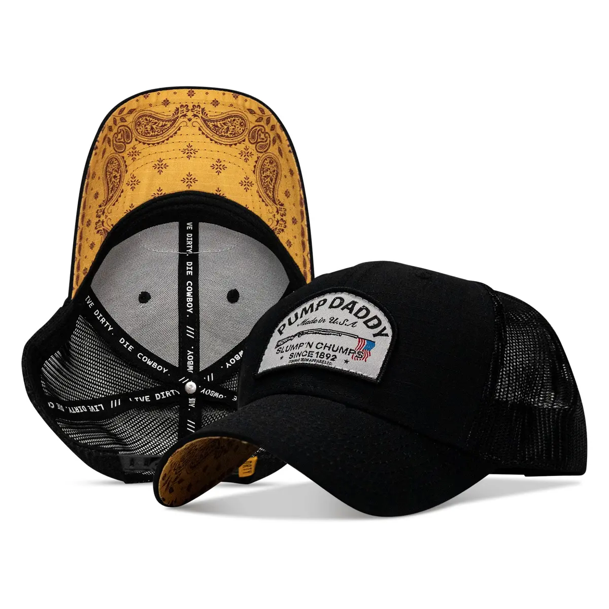 Pump Daddy Patch Original Ripstop Snapback Hat 1