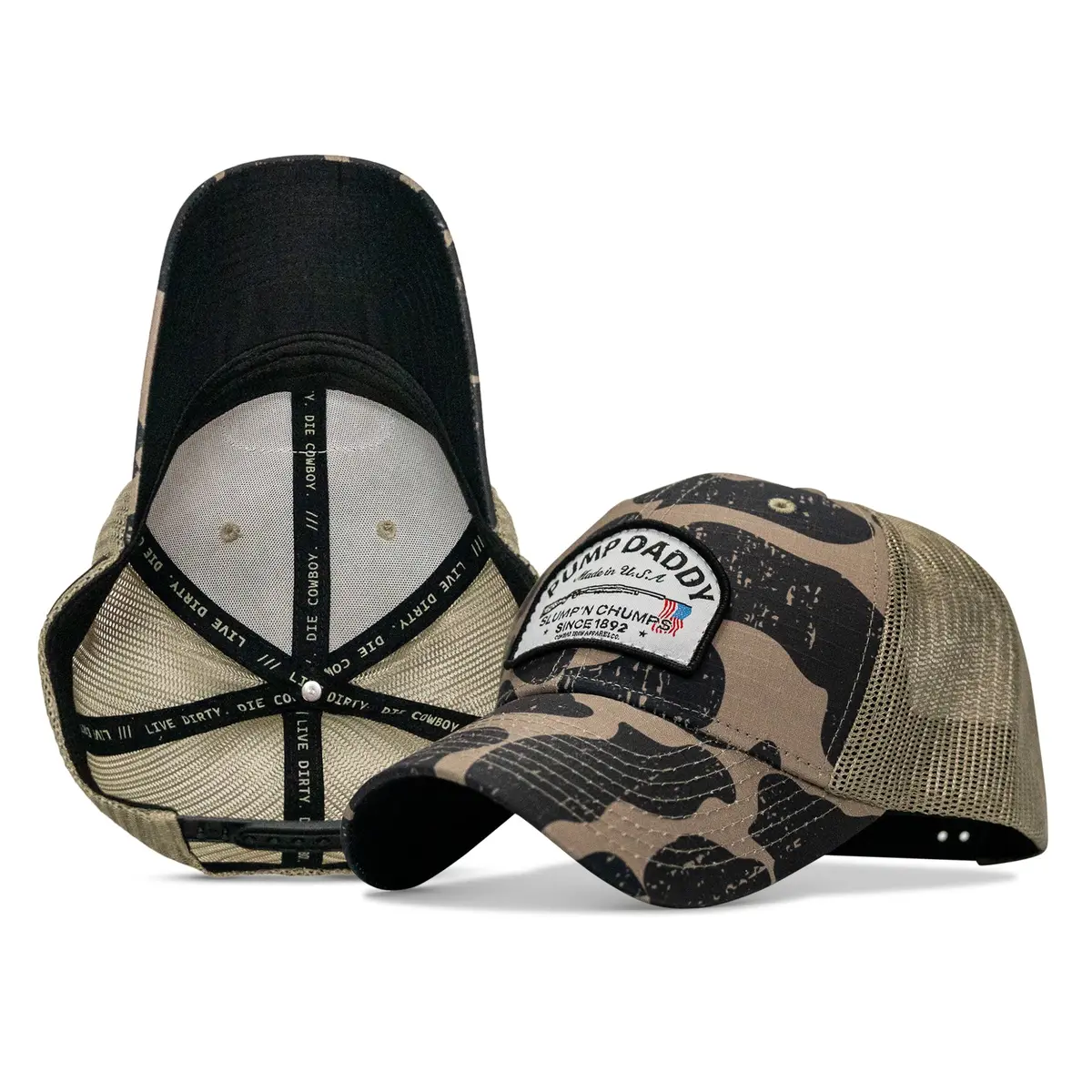 Pump Daddy Patch Original Ripstop Snapback Hat 2