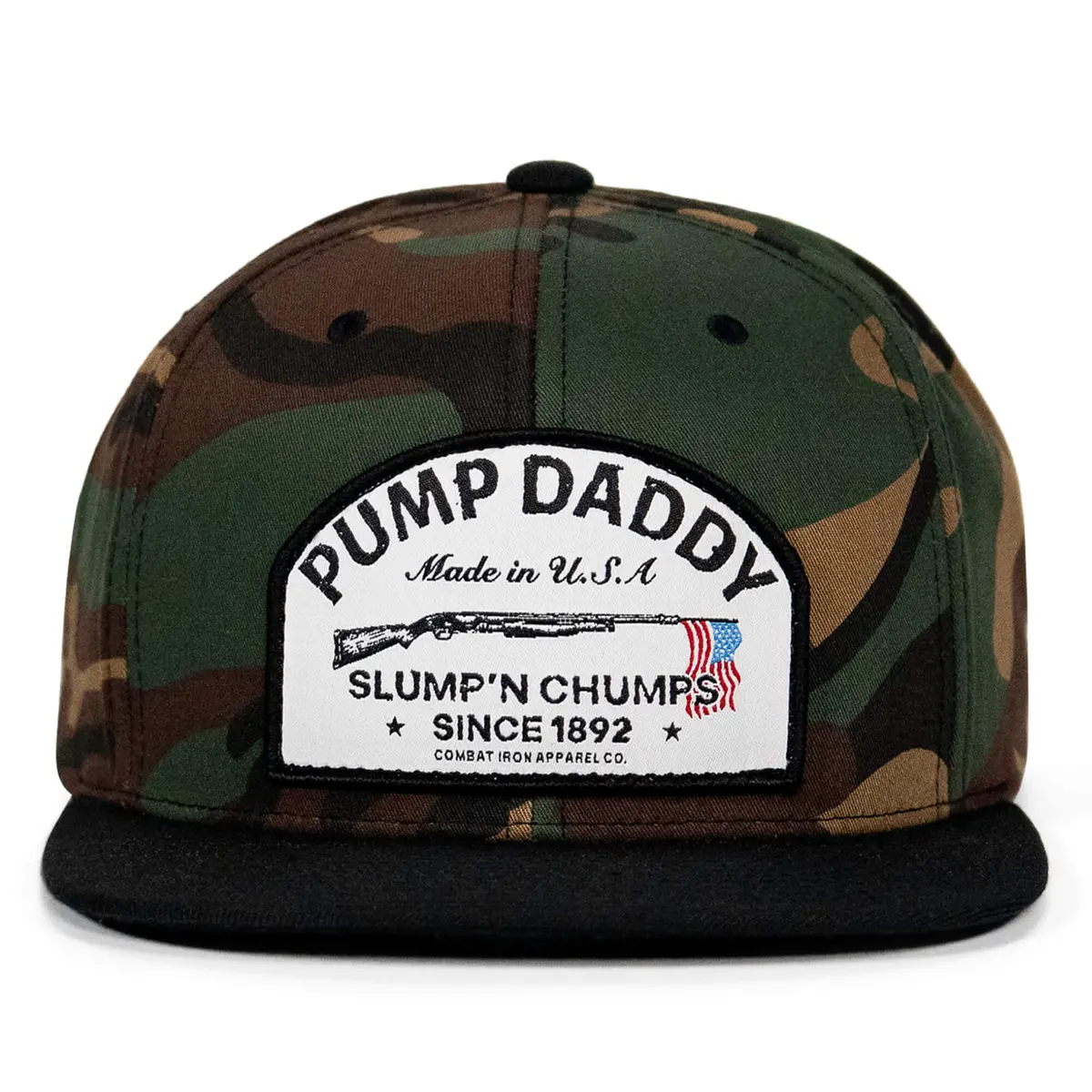 Pump Daddy Original Patch Flat Bill Snapback Hat 4