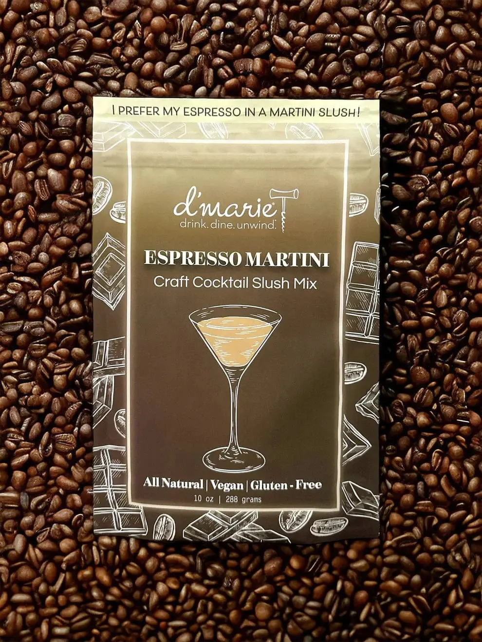 Espresso Martini Cocktail Slush Mix By D'marie 1