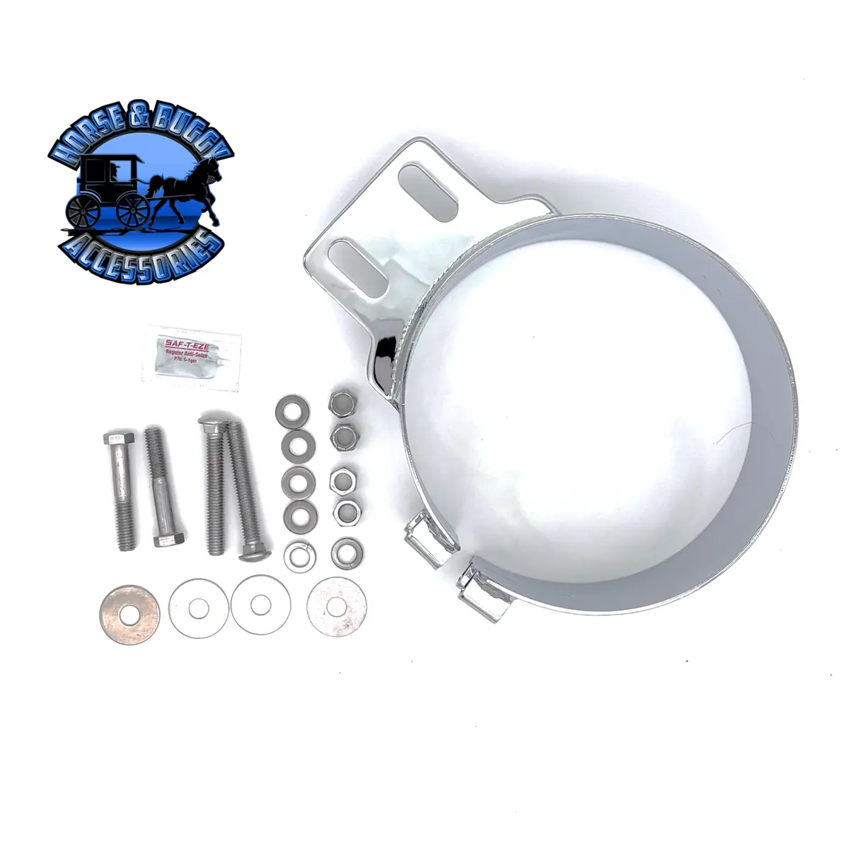 Dp-50Bj-Pb600scp 6'' Exhaust Clamp W/Straight Bracket 1