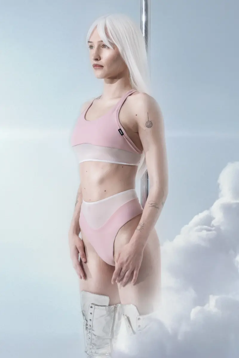 Mæd Glitch Top - Pink 1