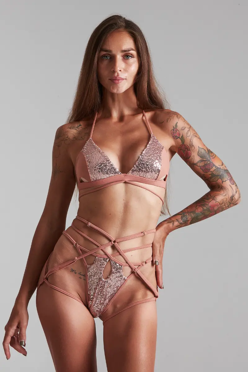 Harna Sparkling Sugar Bottoms - Powder Pink 1