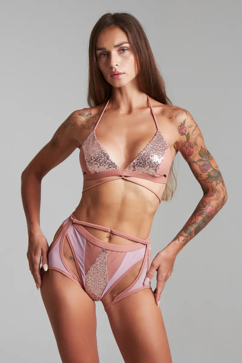 Harna Sparkling Bottoms - Powder Pink 1