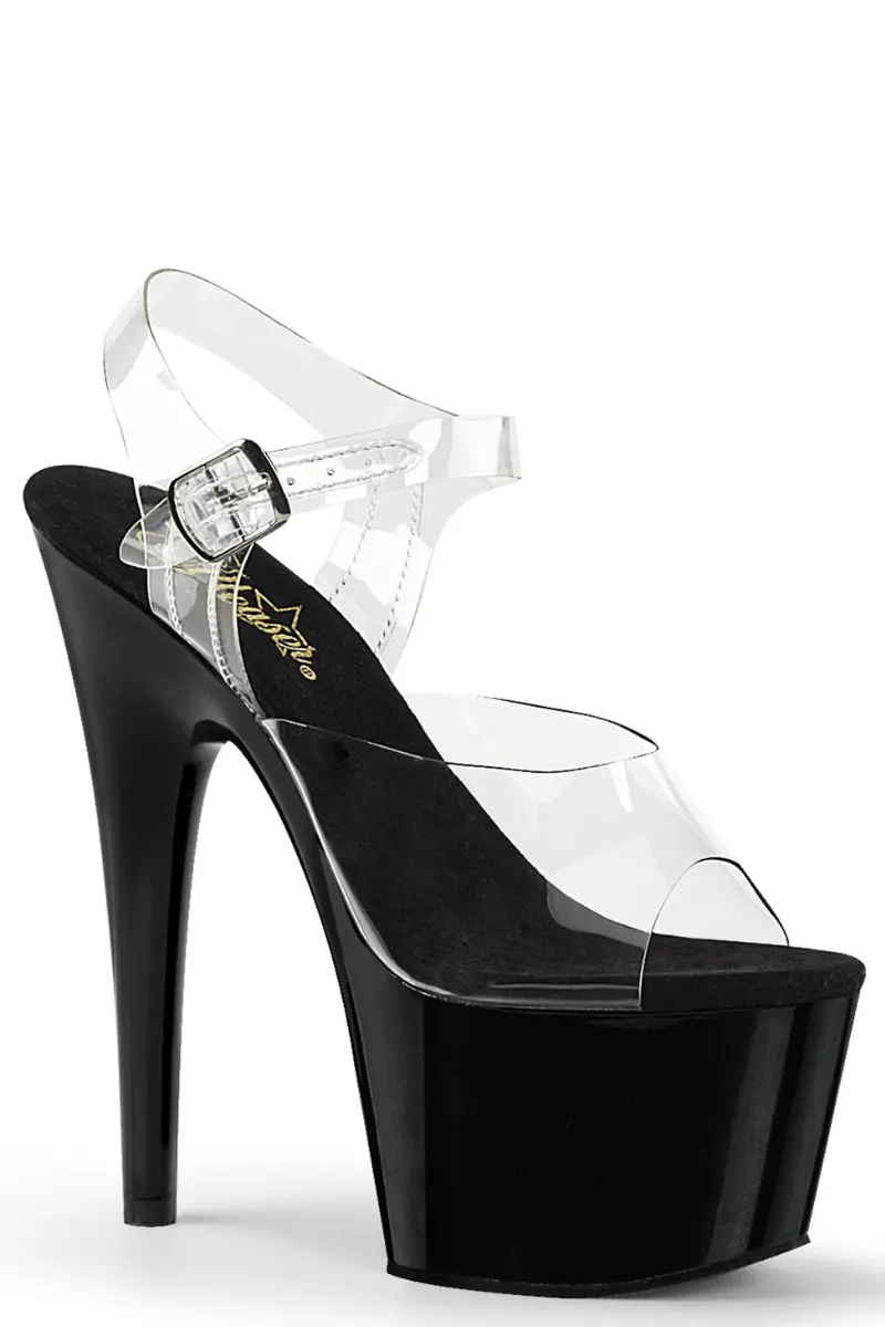 Pleaser Usa Adore-708 7Inch Stilettos - Black 3