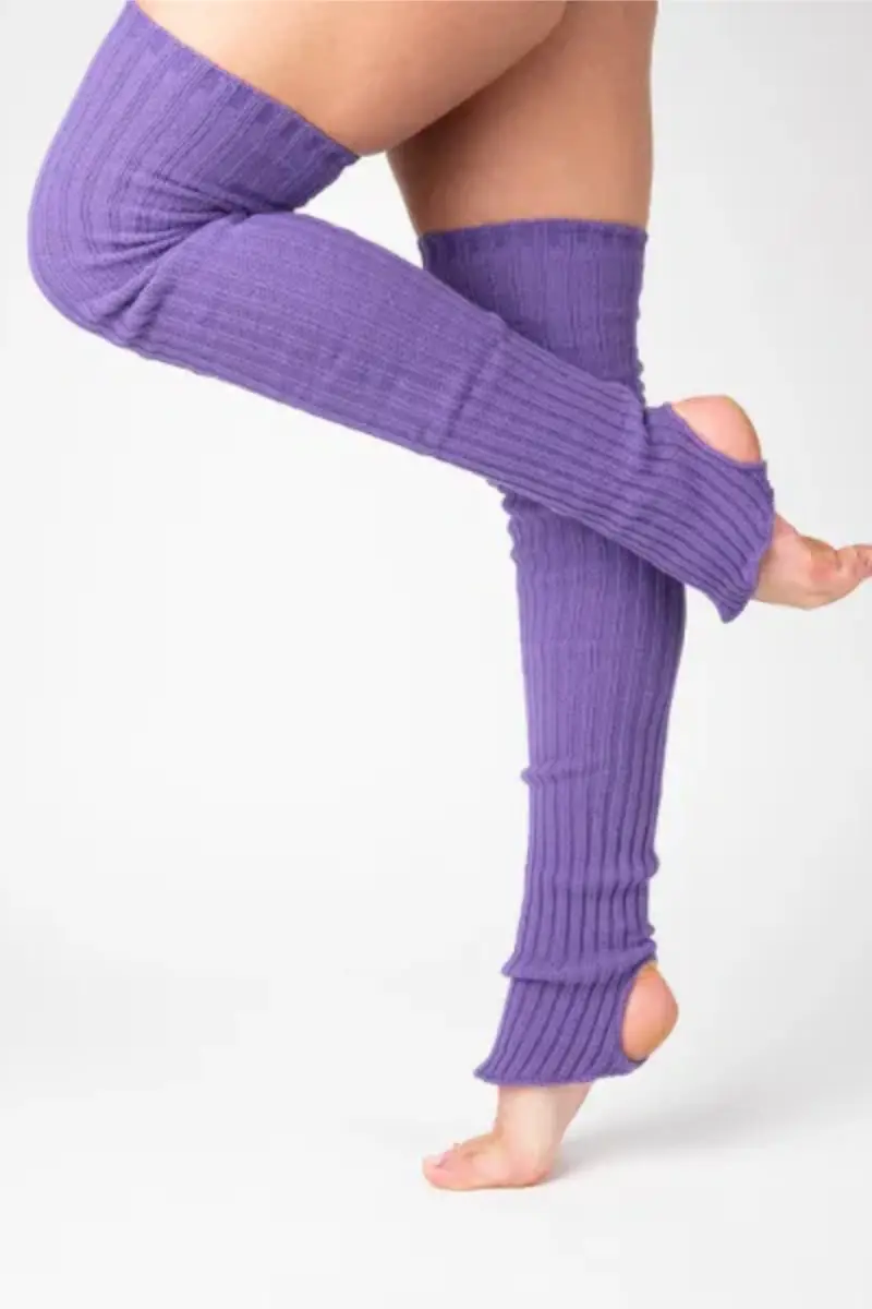 Pole Junkie Thigh High Legwarmers - Purple 1