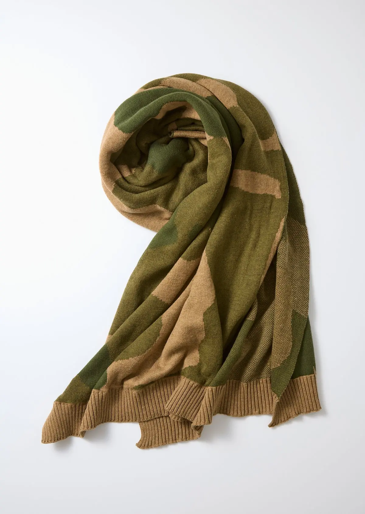 Rototo - Duck Camo Scarf - Dark Beige 1