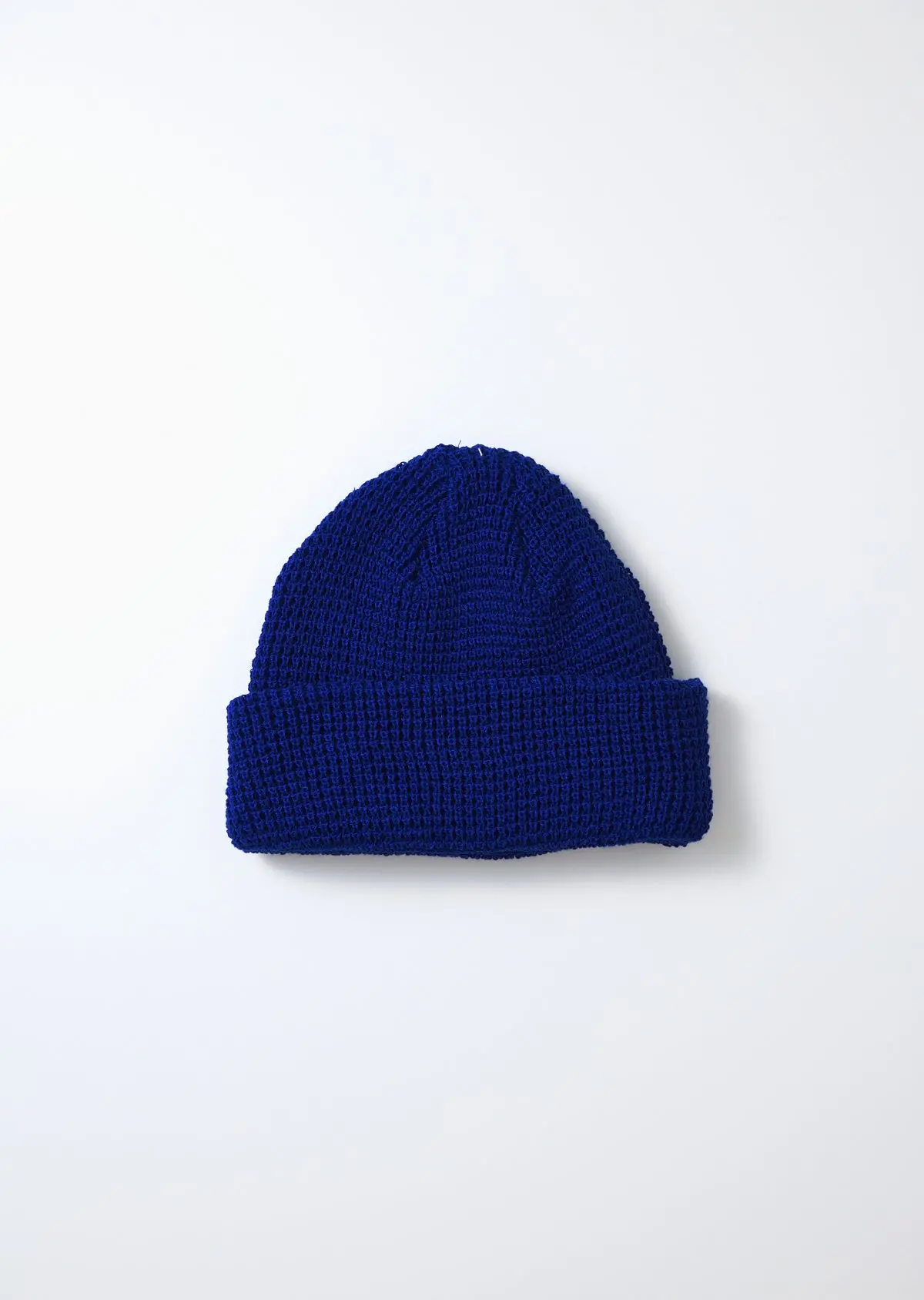Rototo - Cotton Waffle Knit Watch Cap - Royal Blue 1