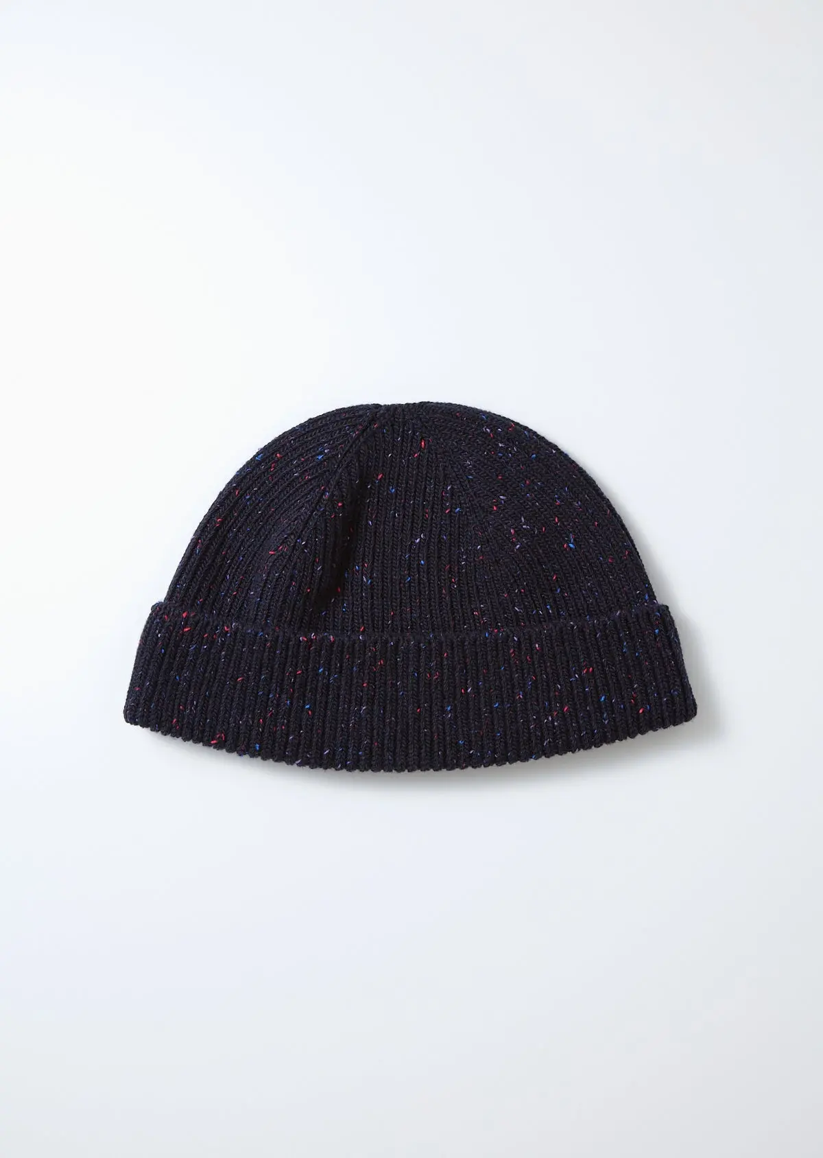 Rototo - Nep Wool Seamless Beanie - Navy 1