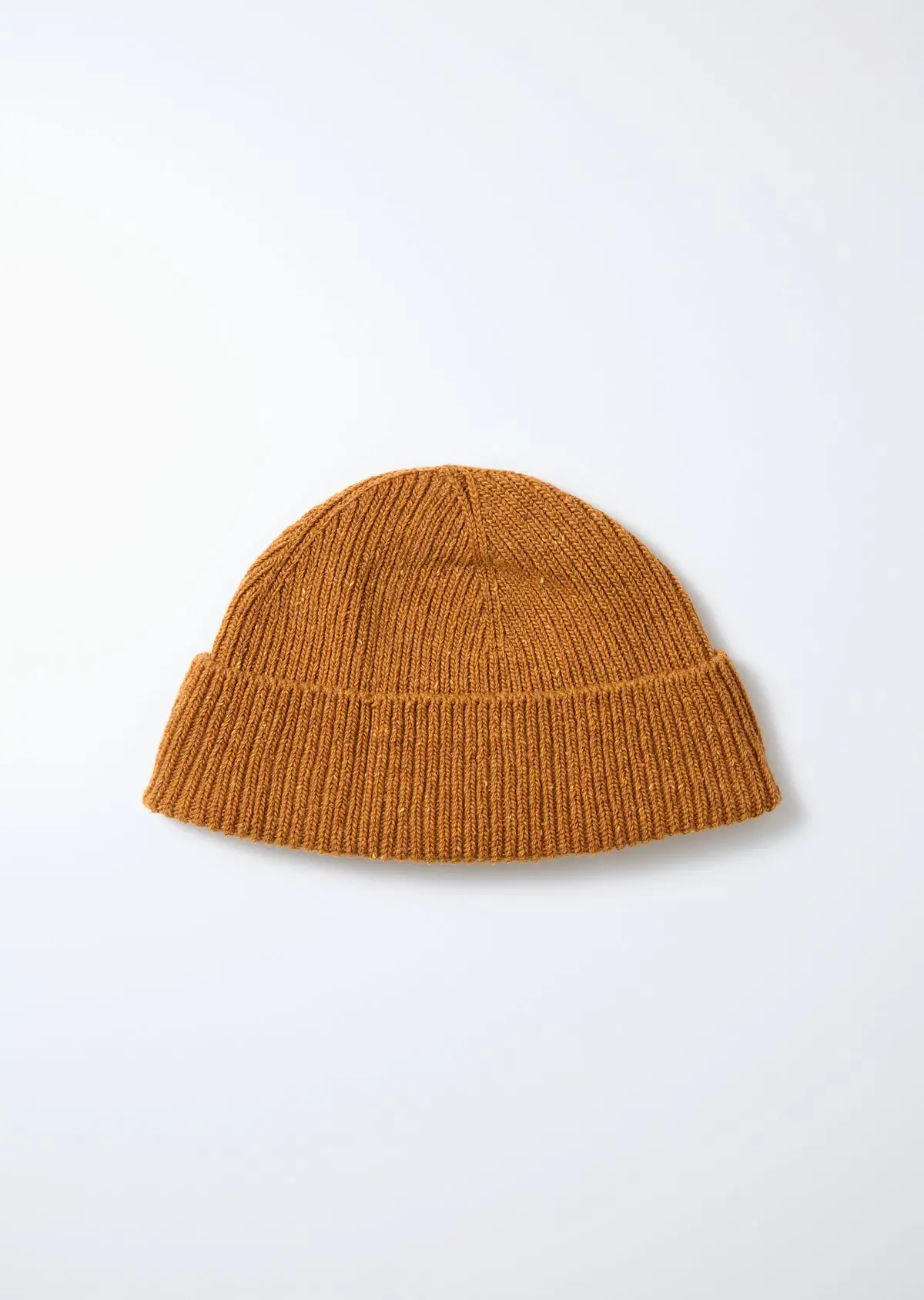 Rototo - Nep Wool Seamless Beanie - Orange 1
