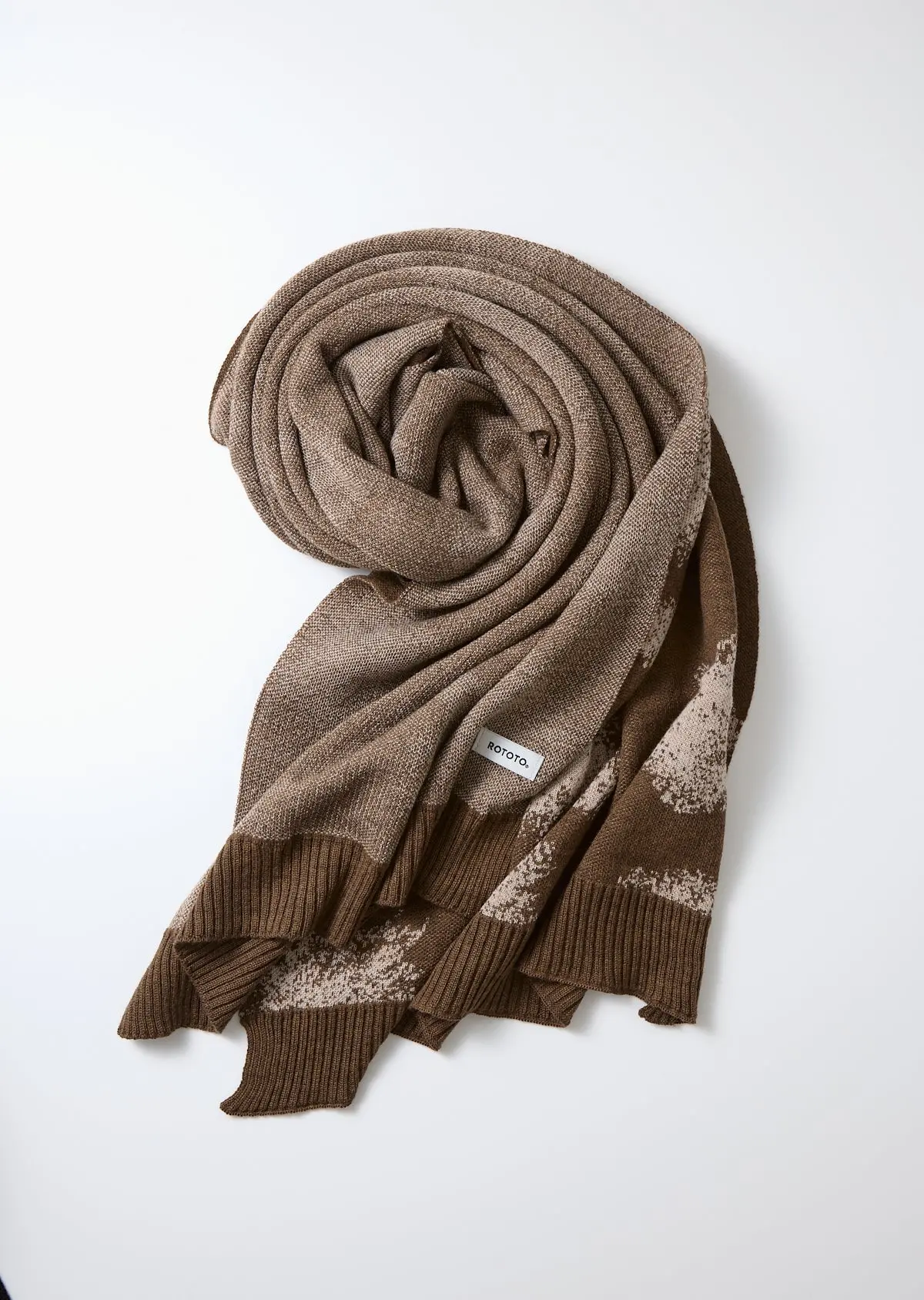 Rototo - Snow Camo Scarf - Moss Green 1