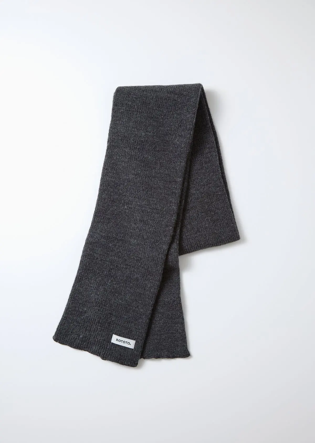Rototo - Sockstole Scarf - Charcoal 1