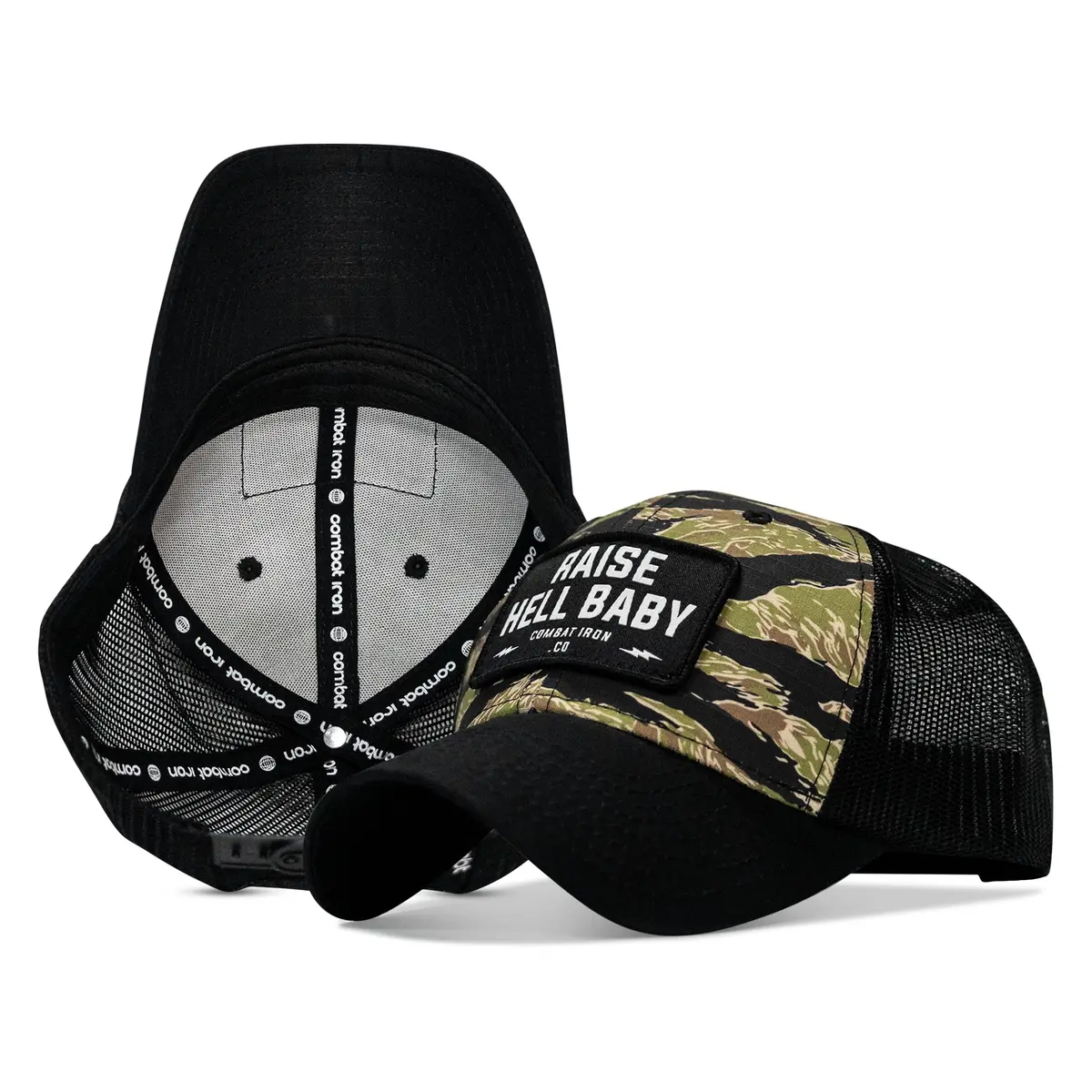 Raise Hell Baby Patch Original Ripstop Snapback Hat 1