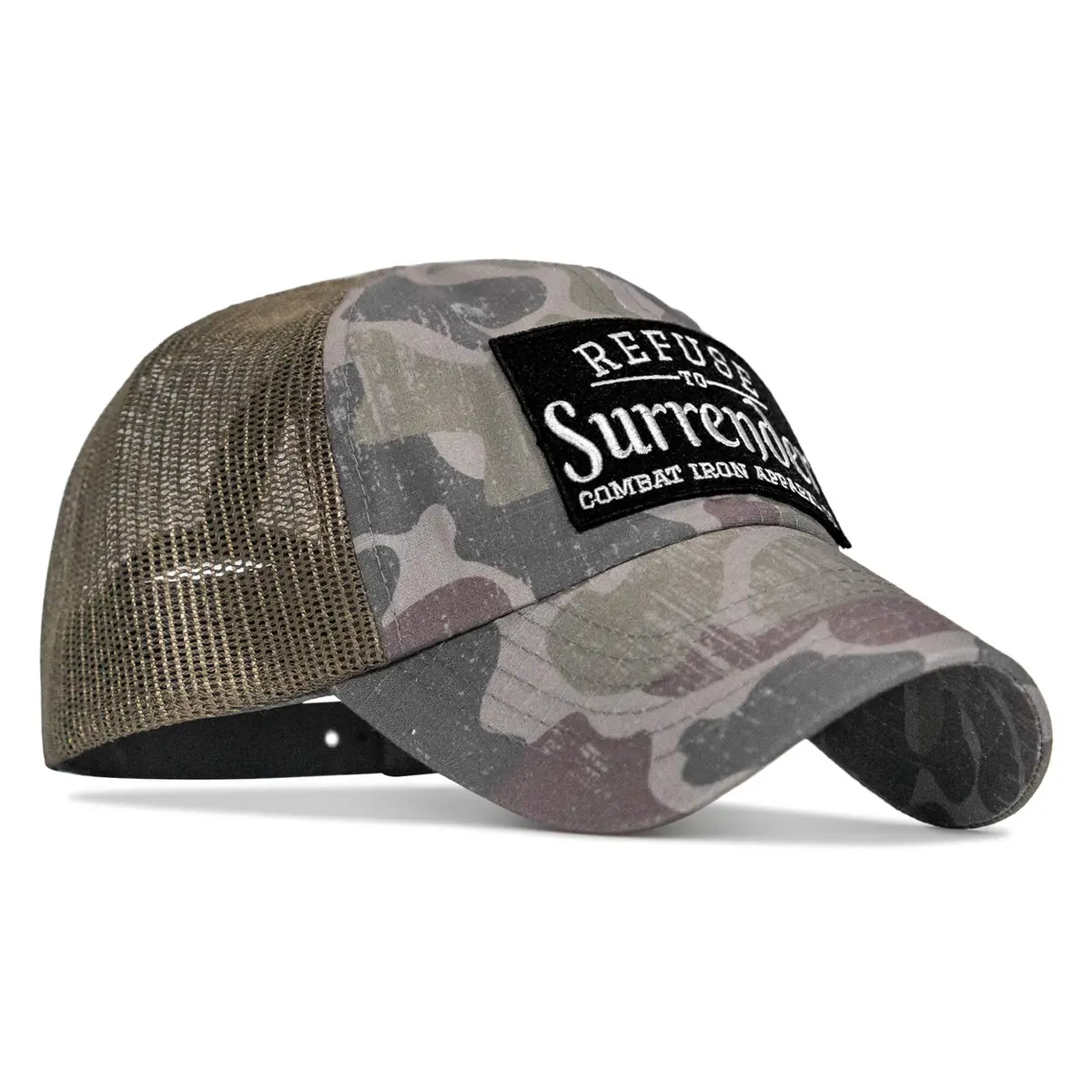 Refuse To Surrender Patch Tactical Ripstop Mesh Snapback Hat 2