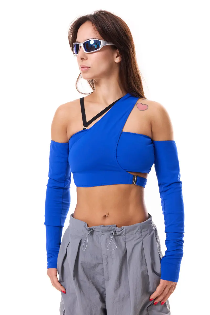 Mæd Kitana Top - Matte Electric Blue 1