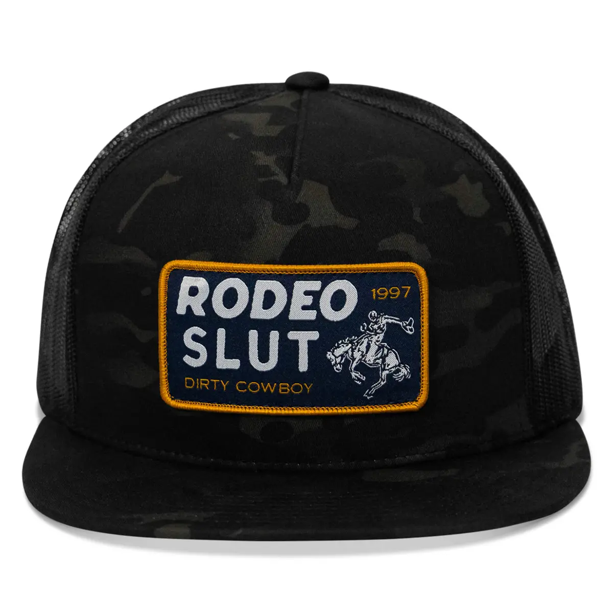 Rodeo Slut Patch Flatbill Hat 3