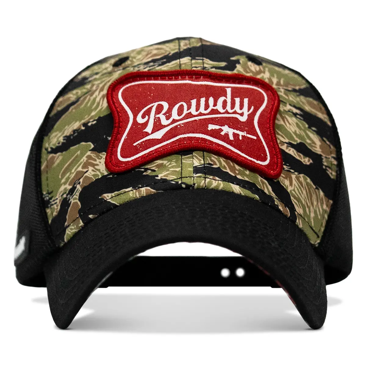 Rowdy Beer Logo Patch Original Ripstop Snapback Hat 1