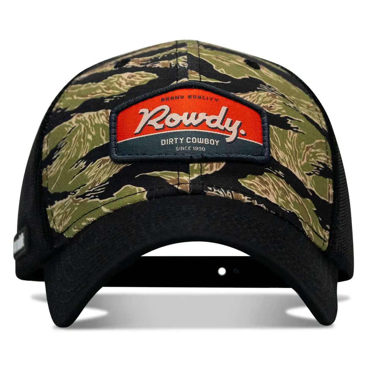 Rowdy Dirty Cowboy Patch Original Ripstop Classic Snapback Hat 1