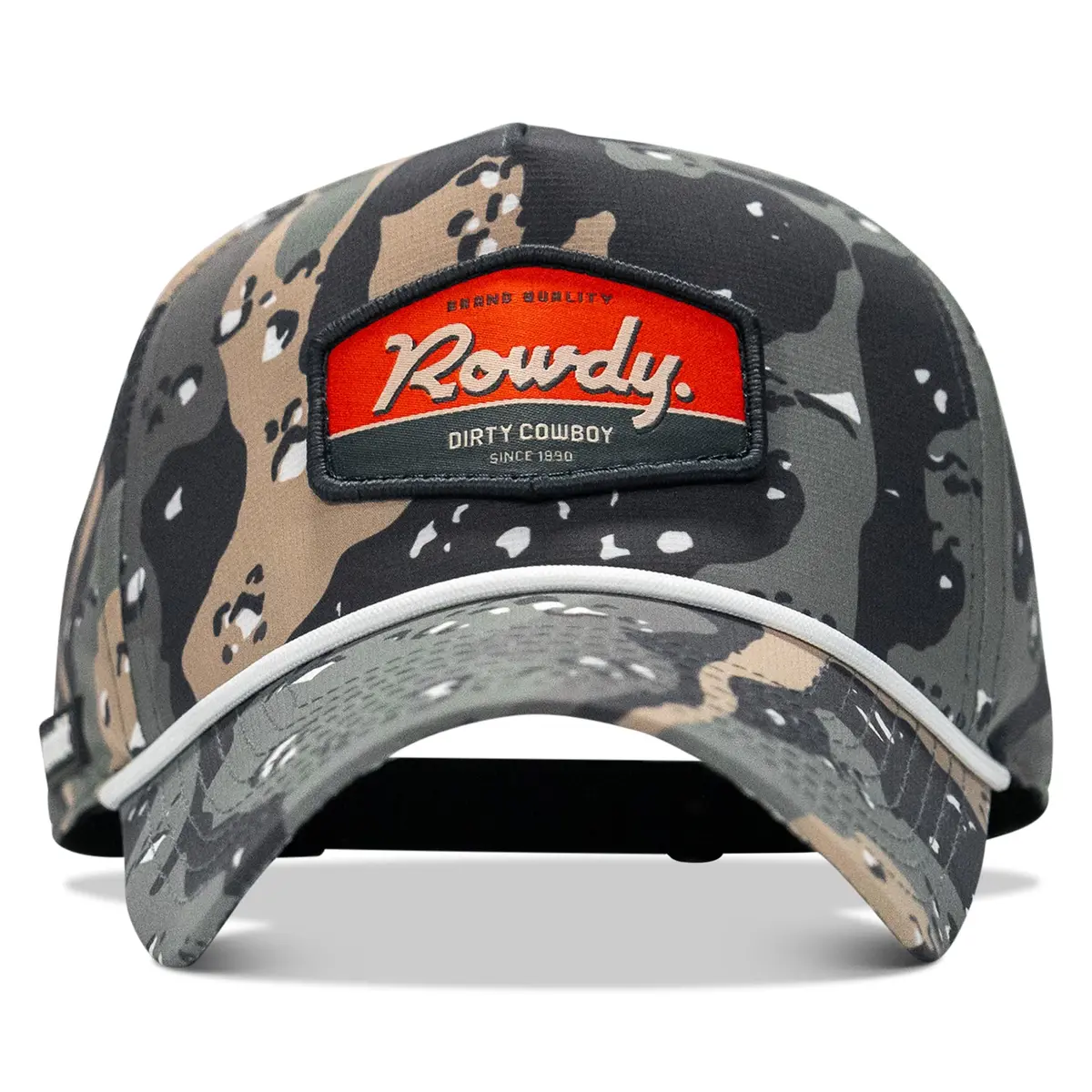 Rowdy Dirty Cowboy Patch Weekender Snapback 1