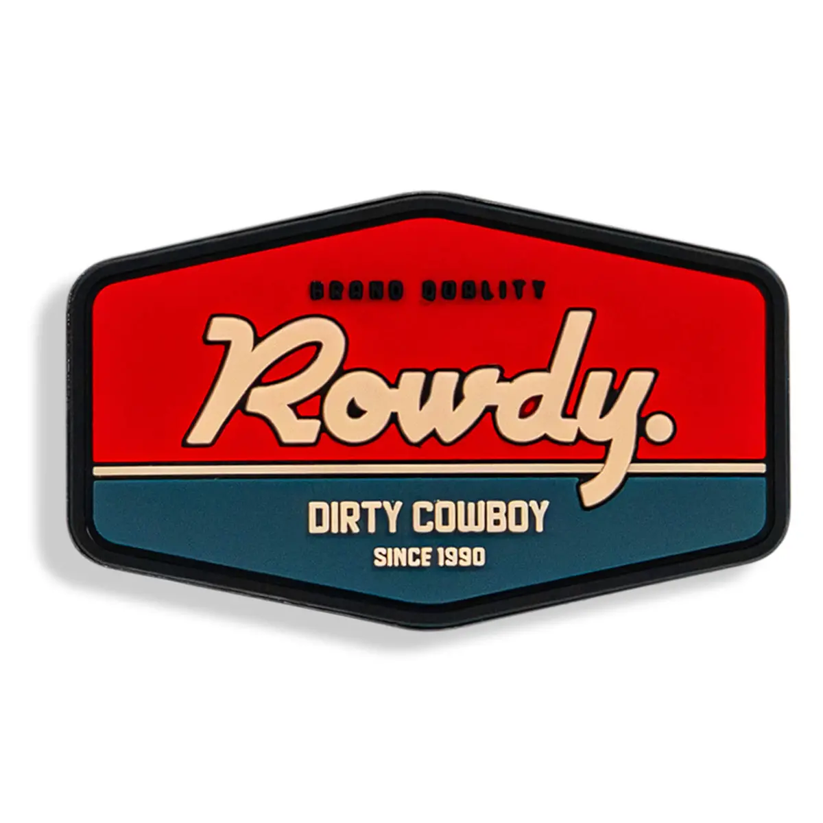 Rowdy Usa Pvc Velcro Patch 1