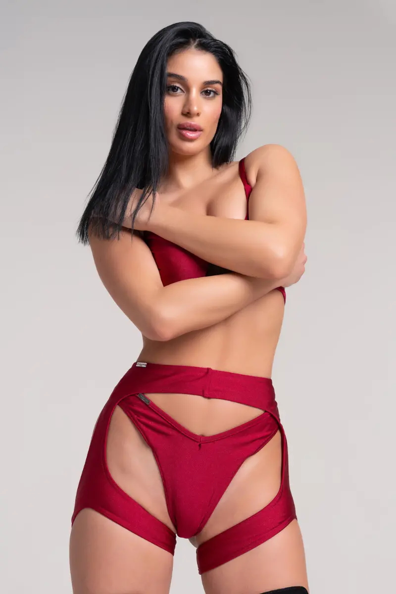 Paradise Chick Florida Garter Belt - Passion Red 1