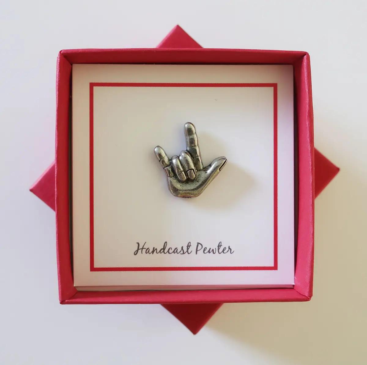 Liberty Red Lapel Pin Gift Box 1