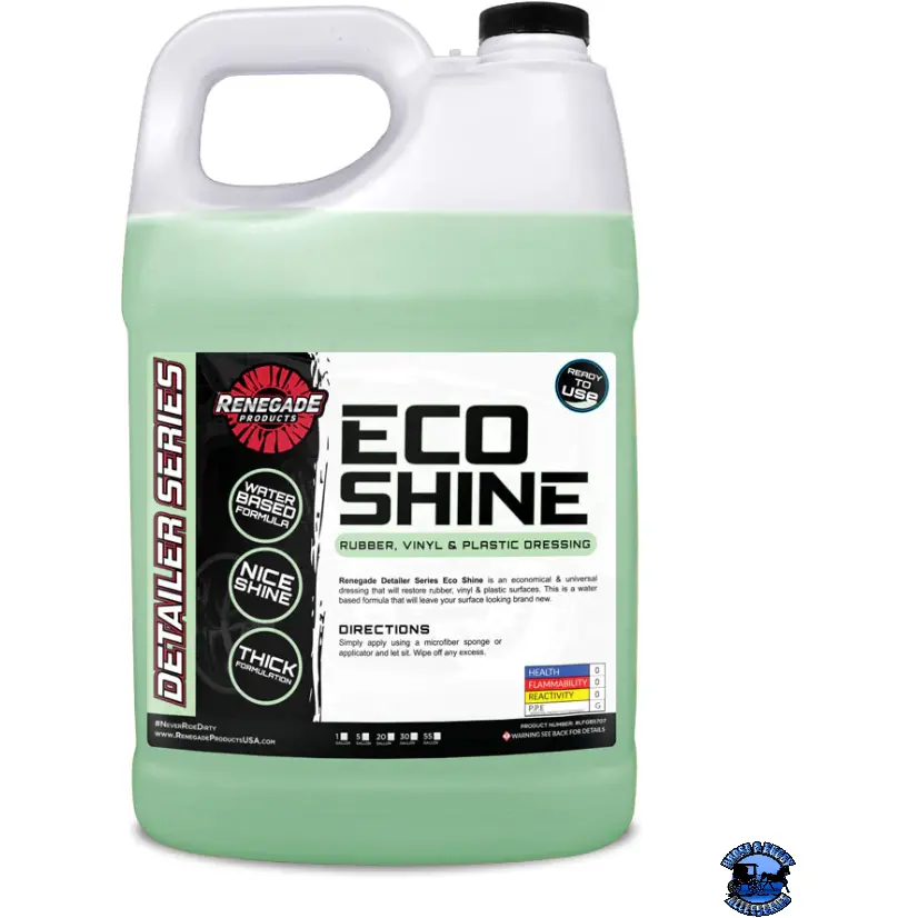 Renegade Eco Shine Rubber, Vinyl, & Plastic Dressing #Lfgbs707g01 (Gallon Size) 1