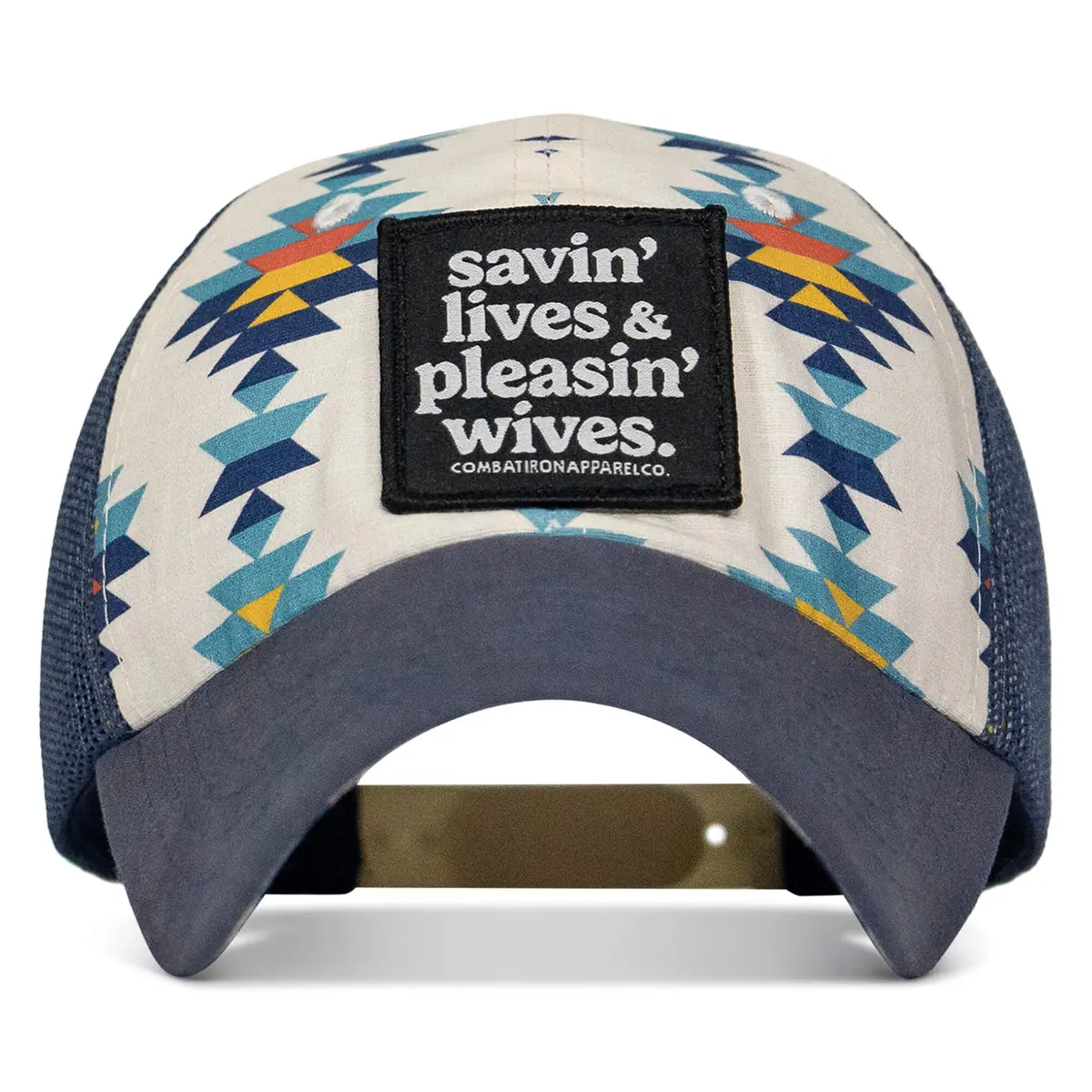 Ripstop Savin' Lives & Pleasin' Wives  Patch Tactical Ripstop Mesh Snapback Hat 3