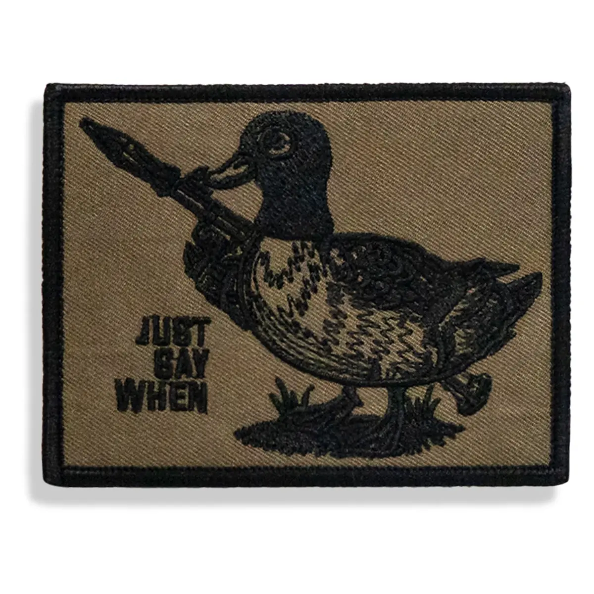 Just Say When Velcro Patch 1