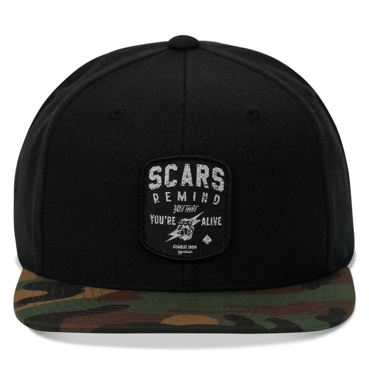 Scars Remind You You're Alive Flatbill Snapback Hat 1