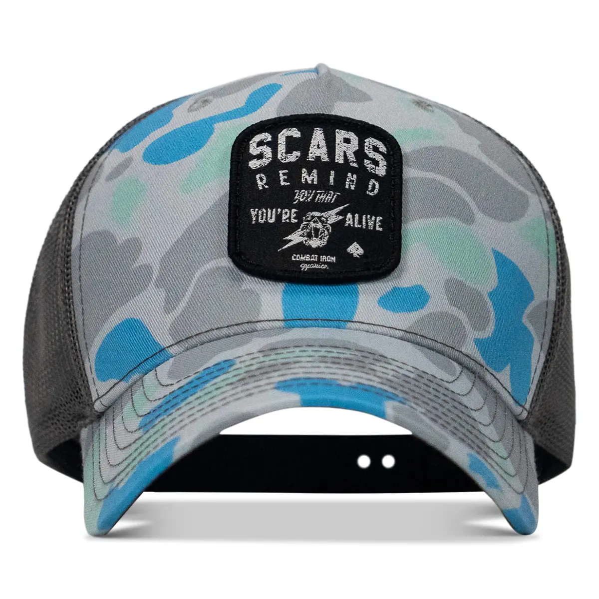 Scars Patch Snapback Hat 1