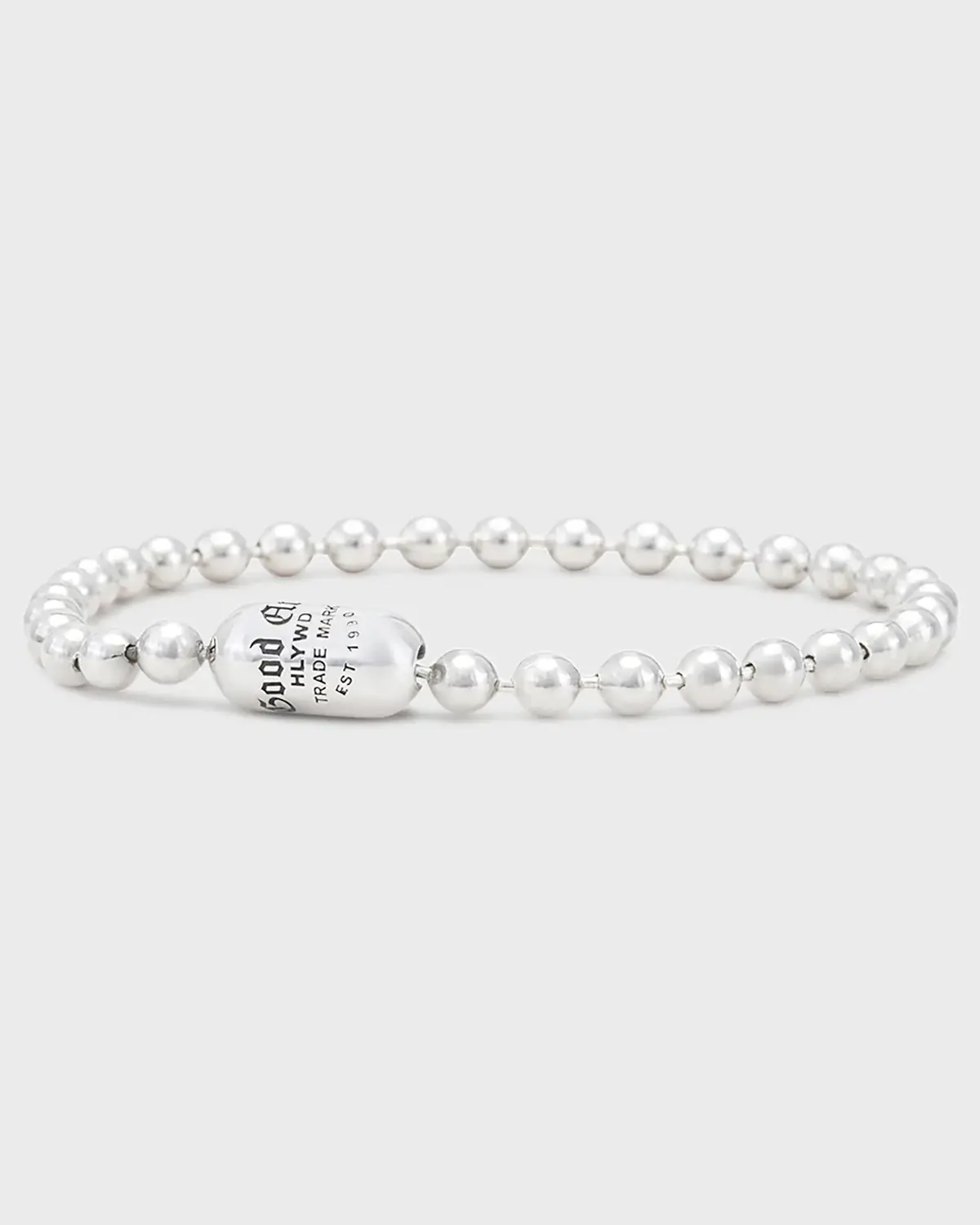 Good Art Hlywd Pop Lock Goodart Logo Bracelet - Sterling Silver 1