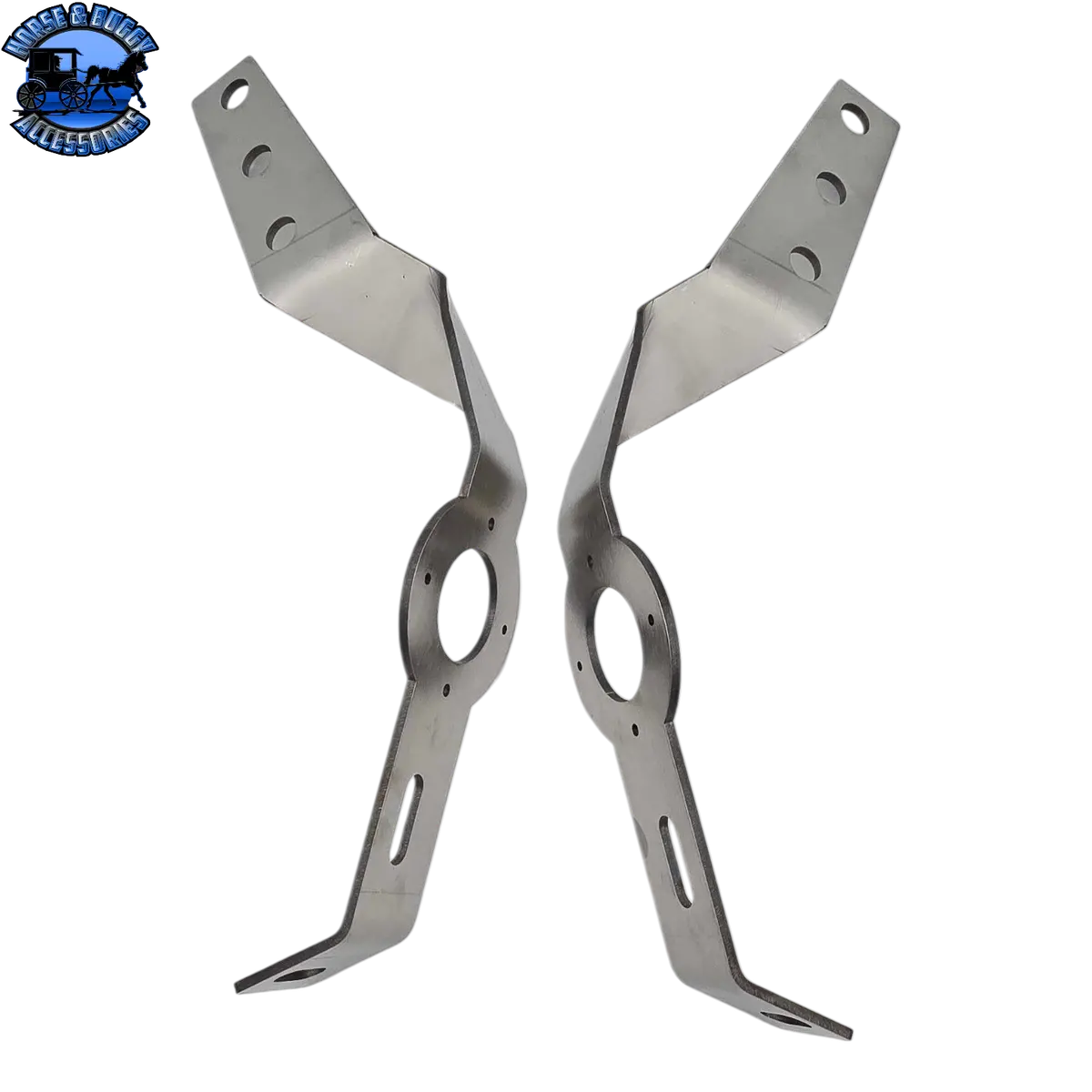 Ss-1202 Lower Bumper Brace Peterbilt 379 18" 20" 22" (W/Watermelon Mount By The Pair) 1